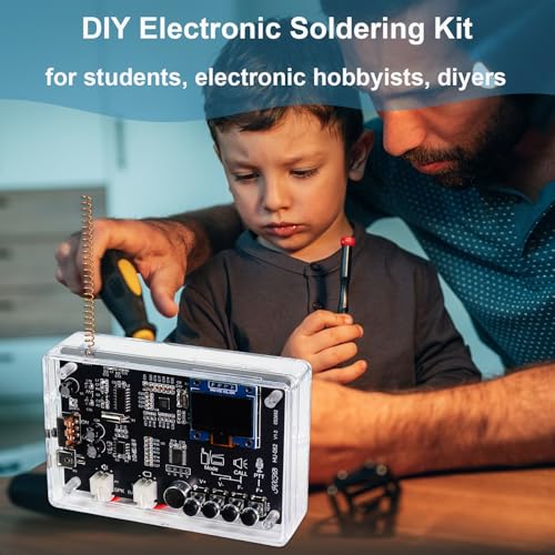 DIY Smart Two-Way Walkie-Talkie Radio Kit Soldering Kits, 2 Pack Walkie-Talkie Soldering Projects, FM Radio DIY Electronic Kit for College High School Education