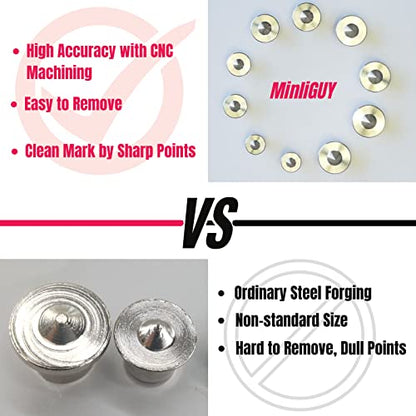 Stainless Steel Dowel Centering Pins, Hole Drilling Alignment Tool