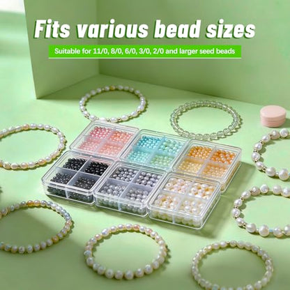 UOOU 86 Pcs Beading Needle Set, 6 Sizes Beading Needles for Seed Beads