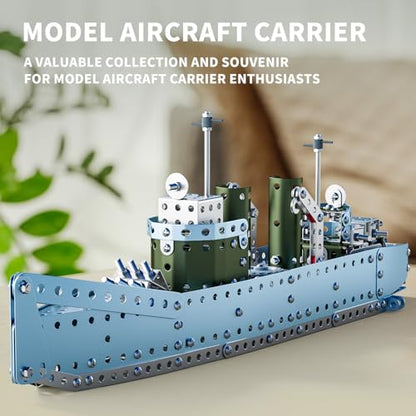 Lucky Doug Stem Building Projects Model Cruiser Ocean Ship Set, 504 Pieces Stem Project Building Toys for Kids Ages 8-12, Assembly Science Kit Toys Gifts for Boys Kids Girls 8 9 10 11 12-16 Years Old - style: 8803