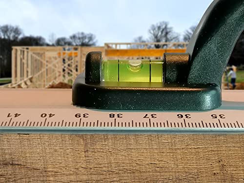 Aluminum Straight Edge Ruler with Handle, Cutting Ruler and Safety Ruler