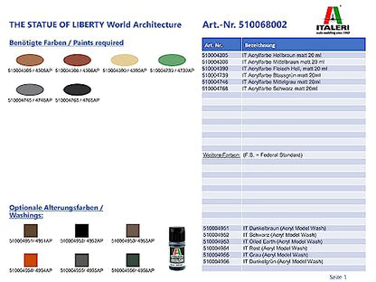 Carson The Statue of Liberty World Architecture 510068002 Standing Model Building