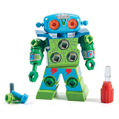 Educational Insights Design & Drill Robot - Construction Toys & Tools for Kids, Robot Toy Building Sets, Kids' Tool Set with Working Screwdriver, Take Apart STEM Set, Gifts for Boys & Girls Ages 3+ - color: Multi