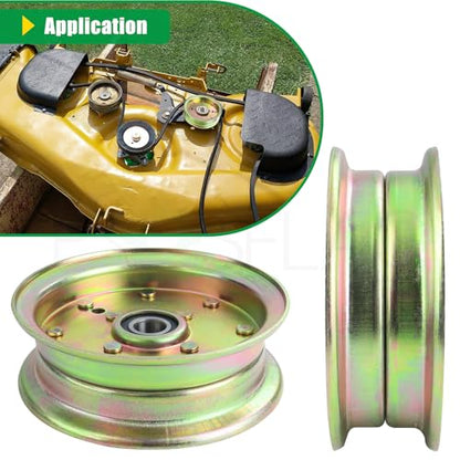 2 Pack 589766102 Husqvarna Idler Pulley for 46 in Z246 RZ4623 Decks - color: T4 2x539132728