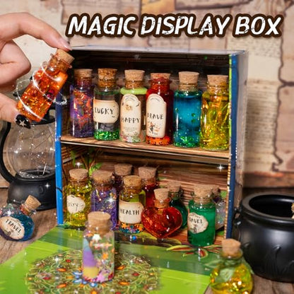 LDomet Fairy Magic Potion Kit for Kids, 20-Bottle Magic Craft Set, Ages 6+ - color: WIZARD