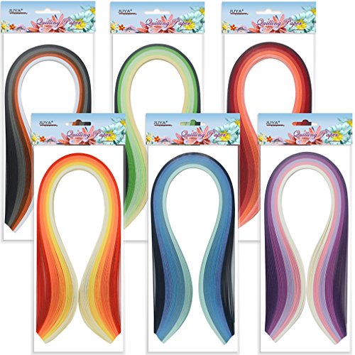 JUYA Paper Quilling Kit 30 Colors 600 Strips 8 Tools, Pink Set, 5mm - color: Pink Tools, size: Width:5mm without Glue