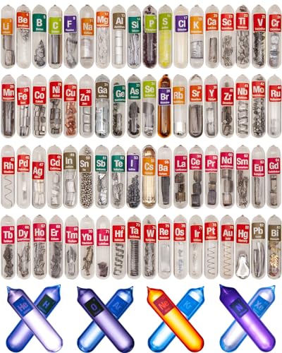 Elements Periodic Table Real, 99.99% Purity, 80pcs