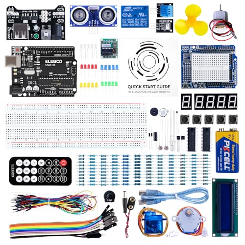 ELEGOO UNO R3 Project Super Starter Kit with PDF Tutorial for Beginners