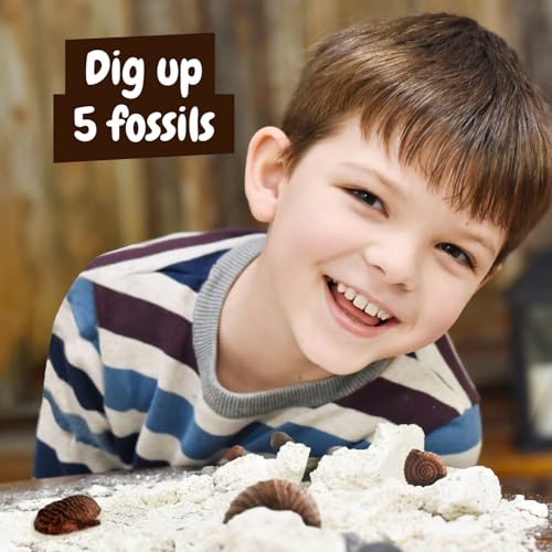 Science4you Fossil Digging Kit for Kids – Archeology, Excavation and Paleotology Kits for Kids, Fossil Dig, Stem Toy and Gift for Boys and Girls Age 6 7 8-12+ - style: 2. Fossil Excavation Kit
