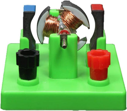 1Pc Blue DIY DC Electrical Motor Assemble KIT Science Lab Educational Physics Learning Experiment Ornaments for Electrical Motor Small in Size