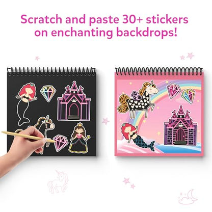 Skillmatics Magical Scratch Art Book – Unicorns & Princesses, Travel Toy - style: 2. Unicorns & Princesses