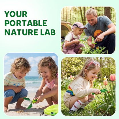 Kiditos Bug Catcher Kit for Kids Ages 3-8, One-Click Insect Catcher