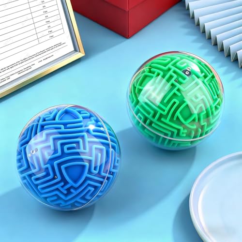 Maze Ball Puzzle Games Toys for Kids Age 6 7 8+ Boys Girls Gifts Ideas - color: Blue
