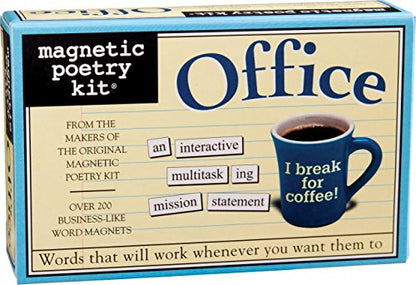 Magnetic Poetry - Office Kit - Words for Refrigerator - Write Poems and Letters on the Fridge - Made in the USA - style: Office Kit