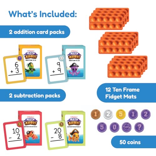 The Fidget Game Math Ahoy – Addition & Subtraction Game for Grades K-2