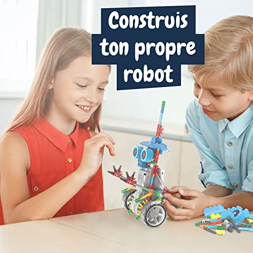 Science4you Deltabot Robot Toy Kit for Kids Age 8-12 - STEM 117 Pieces Robotics Kit, Build Your Own Robot Toy for Kids Age 8+, Educational Science Kits DIY Building Toys, Gift for Boys and Girls - style: Deltabot