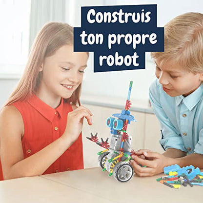 Science4you Deltabot Robot Toy Kit for Kids Age 8-12 - STEM 117 Pieces Robotics Kit, Build Your Own Robot Toy for Kids Age 8+, Educational Science Kits DIY Building Toys, Gift for Boys and Girls - style: Deltabot