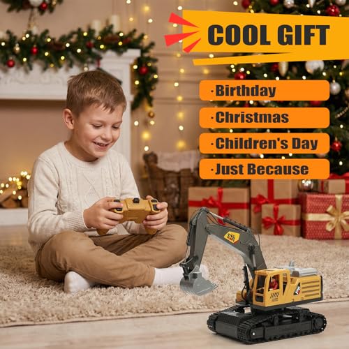 Remote Control Excavator Toys, Rc Digger Construction Vehicles