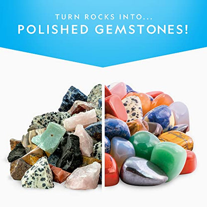 National Geographic Rock Tumbler Refill Kit with 1 Lb. Gemstone Mix - style: Gemstone Mix