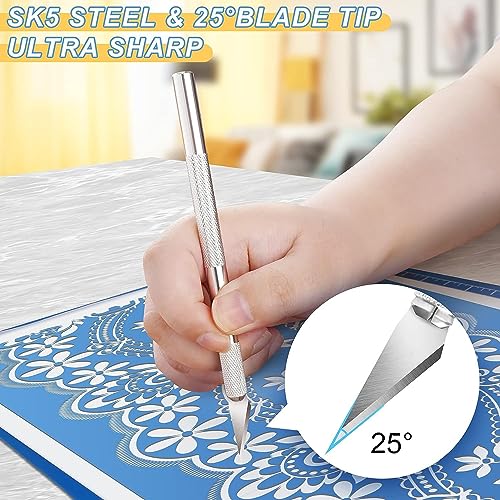 Craft Vinyl Weeding Tools Kit - DIY Art Work Cutting, Scrapbook, Lettering