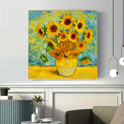 VeGuude Diamond Art Kits for Adults Sunflower Diamond Painting Kits 12*12In - color: DP04897