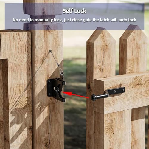 Fence Gate Kit Gate Hardware, 1 Set Anti Sag Gate Kit Heavy Duty No Sag, Anti Twist Gate Frame Corner Brackets Kit Withstand 150 lbs, Gate Hardware Kit for Wood Fence Gate - style: 1 Set