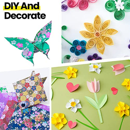Lincia Origami Paper Kit 20 Colors 6 x 6 Inch for Adults Kids, 840 Sheets