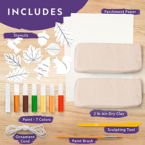 National Geographic Air-Dry Modeling Clay Arts and Crafts Kit for Kids - style: Air-dry Clay Pottery Kit