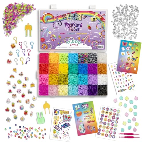Rainbow Loom Treasure Trove - DIY Rubber Band Bracelet Craft Kit - 11,000pc
