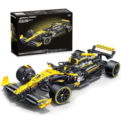 JSINMA Technic F1 RS20 Racing Car Building Kit – 1:8 Scale Collectible Set for Adults, 1650+ PCS Display Model with Realistic Details – DIY Engineering Gift for F1 Fans, Home or Office Display
