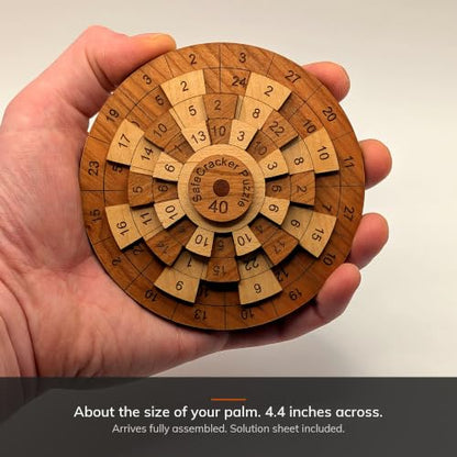 Creative Crafthouse Safecracker 40 Brain Teaser Puzzle for Adults, USA Made - style: Safecracker 40