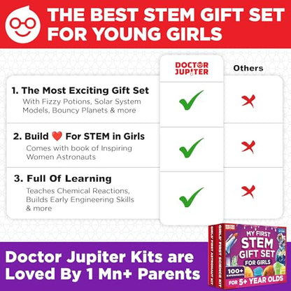 Doctor Jupiter My First STEM Gift Set for Girls Ages 5+, Birthday Gift - style: My First STEM Gift Set for Girls: 5+