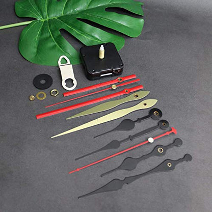 12888 Quartz DIY Wall Clock Movement Mechanism Repair Parts ( Red Hands ) - color: Red Hands