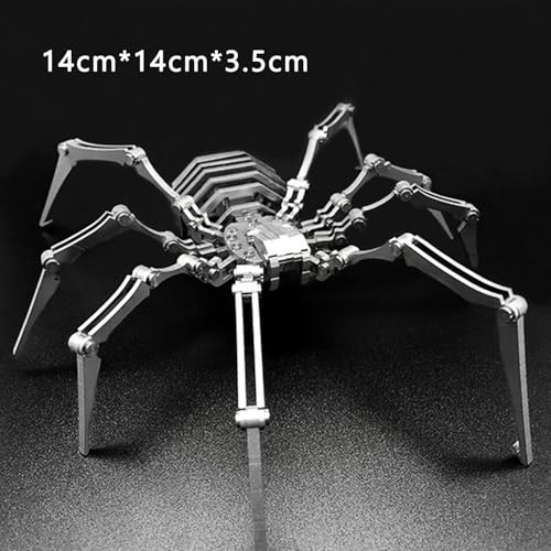 FILASLFT 3D Metal Puzzles for Adults,Mechanical Spider King 3D Puzzles - color: A11-metal Puzzle