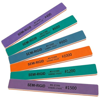 6 Pcs Polishing Sanding Sticks for Plastic Models Gundam Crafts Repairing