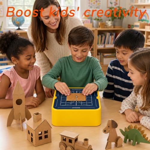 Cardboard Cutter for Kids,Craft Cutting Tool with Metal Base