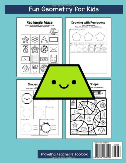 Geometry Shapes Kindergarten Activities: Fun Geometry for Kids (Math Skills for Kindergarten)