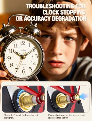 3 Pack Clock Mechanism Replacement Kit with 8 Pairs Small Hands