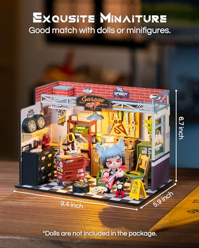Rolife Workshop DIY Miniature Dollhouse Kit Creative Gift for Adults
