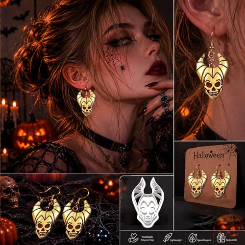 13 Pcs Halloween Spooky Polymer Clay Cutters Set - color: Skeleton