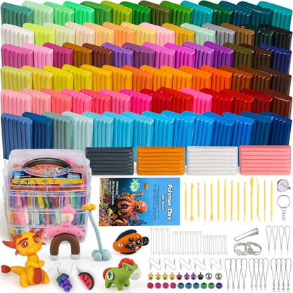 Ixiaoyoo 88 Colors Polymer Clay, Oven Bake DIY Modeling Clay for Kids - color: 88 Colors