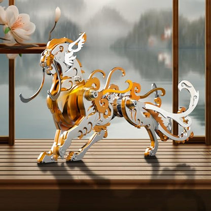 FILASLFT 3D Metal Puzzles for Adults,Mechanical Model Kit Orange Lu Wu - color: C7-lu Wu-orange