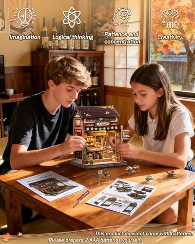 Japan Book Nook, DIY Miniature House Kit, Japanese Izakaya Booknook - color: Japanese Izakaya