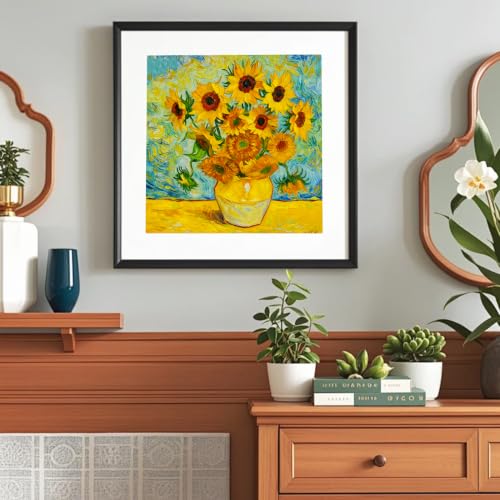 VeGuude Diamond Art Kits for Adults Sunflower Diamond Painting Kits 12*12In - color: DP04897