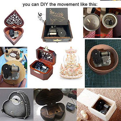 Pursuestar Amazing Grace Wind Up Music Box, Yunsheng Clockwork Musical Mechanism Movement for DIY Music Boxes Replacement - style: Amazing Grace