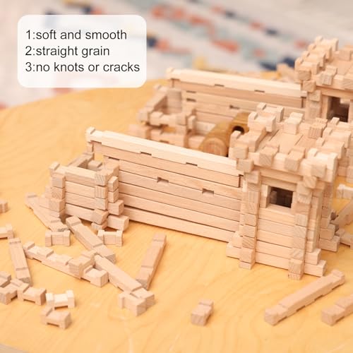 MECCANIXITY 6pcs Wood Sticks 1"x1"x12" Rectangle Wooden Cube - size: 1"x 1" x 12"