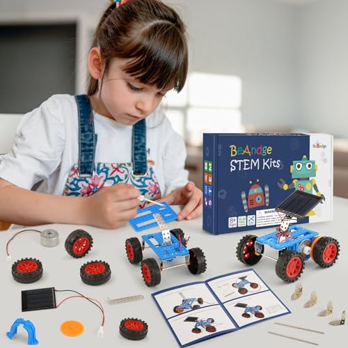 Bulk STEM Solar Robot Kits, STEM Building Toys for Kids Crafts 8-13