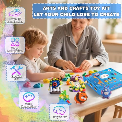 ifergoo Air Dry Clay, 65 Colors Magic Foam DIY Molding Clay for Slime - color: 65 Colors