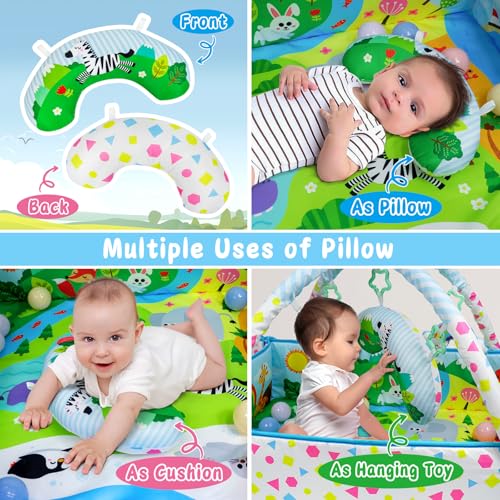 Dr.Rapeti Baby Play Mat, Baby Play Gym, Playmat & Floor Gyms with Ball Pit - size: 47*40 Inch