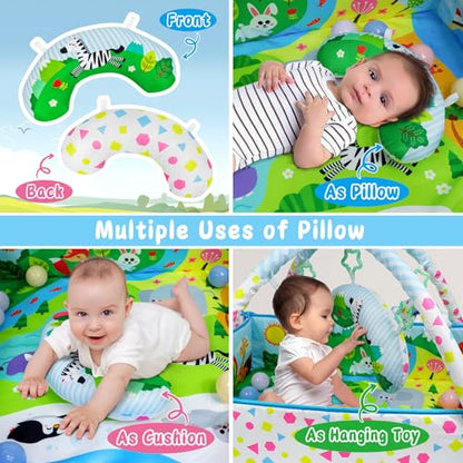 Dr.Rapeti Baby Play Mat, Baby Play Gym, Playmat & Floor Gyms with Ball Pit - size: 47*40 Inch